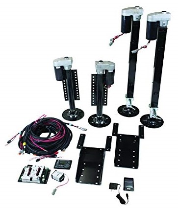 Lippert 358590 Ground Control 3.0 5th Wheel RV Leveling System With Touchpad and Remote